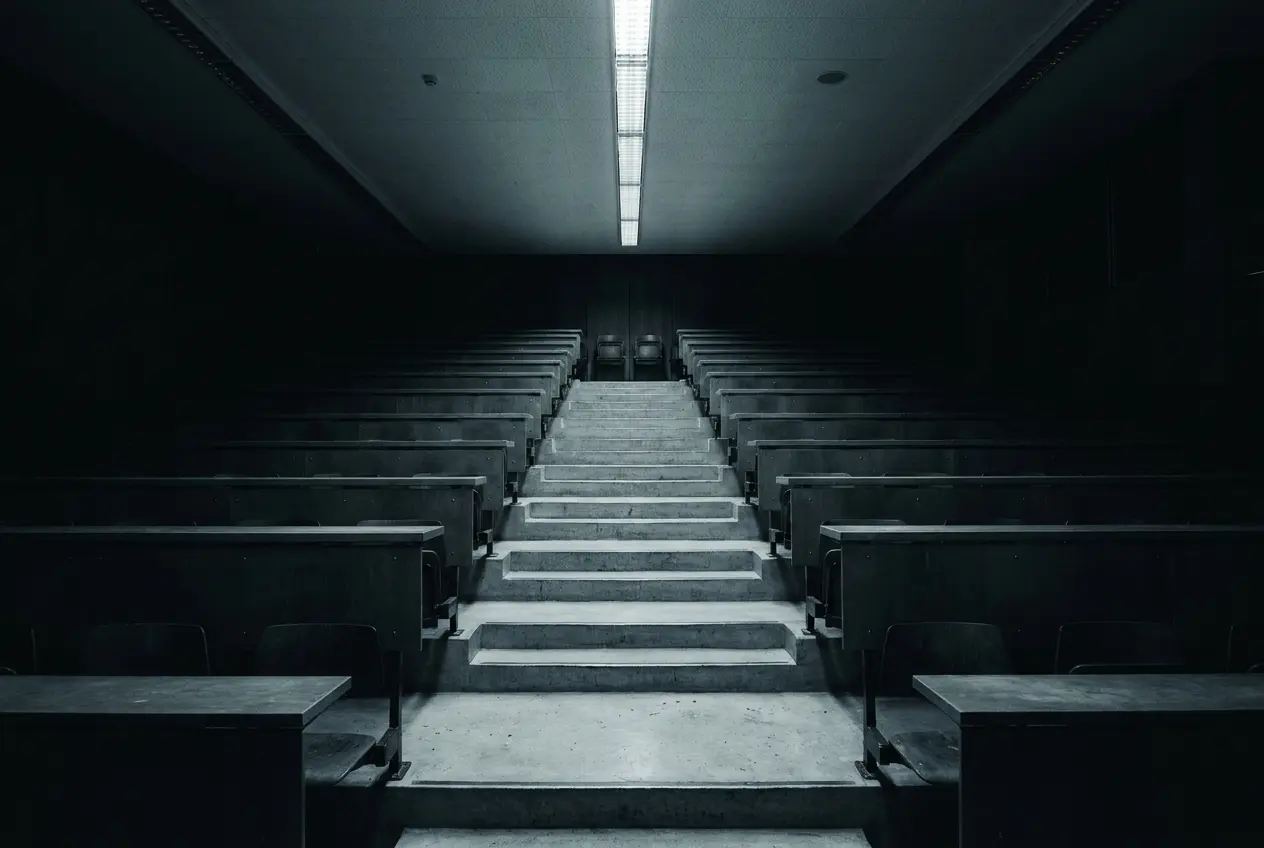 An empty lecture theatre